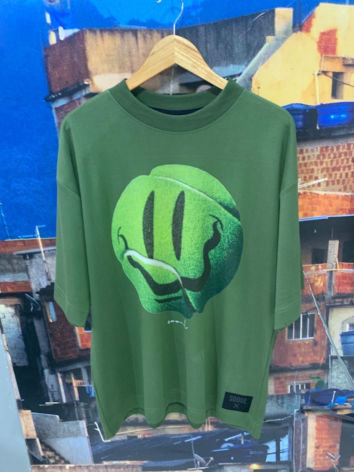 CAMISETA OVERSIZE SOOUL VERDE TENIS