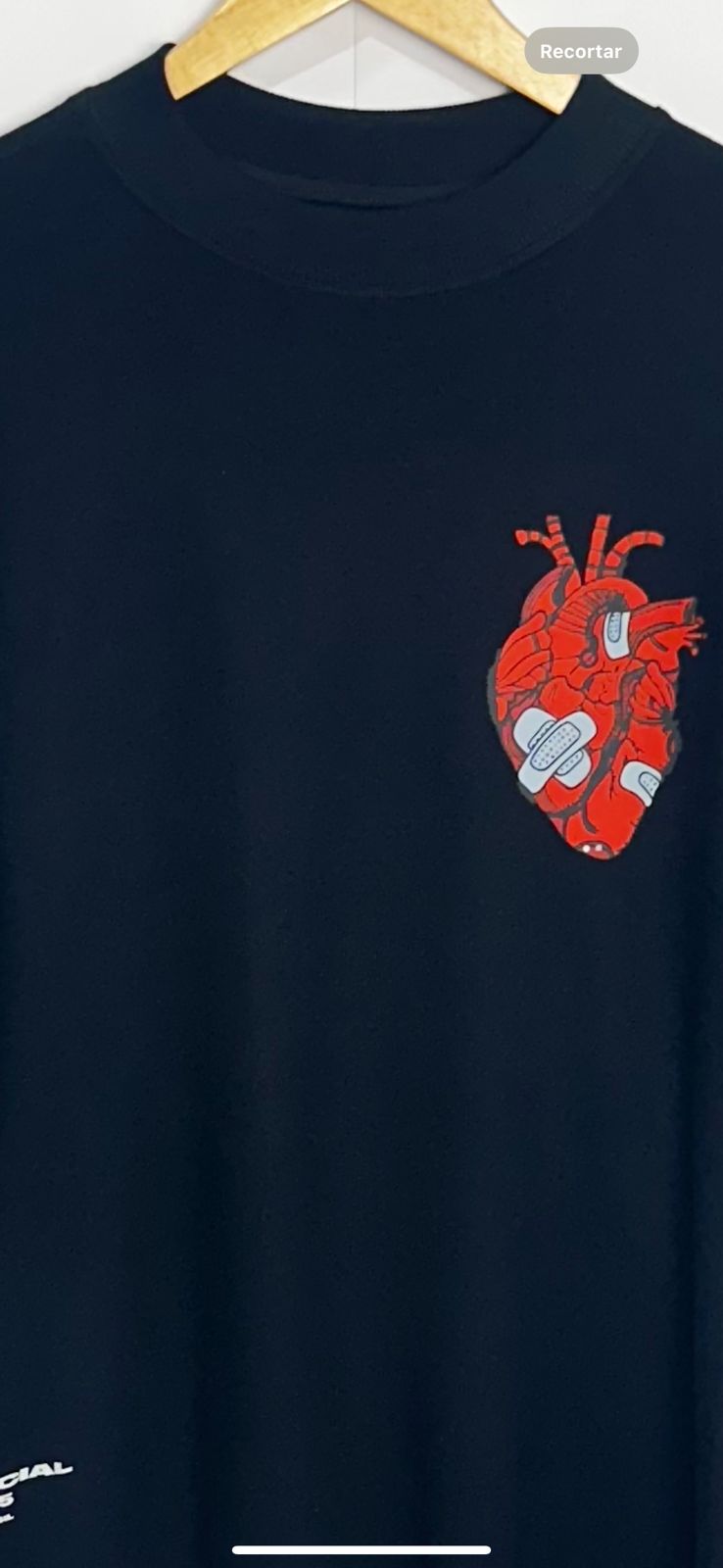 CAMISETA OVERSIZED Coração