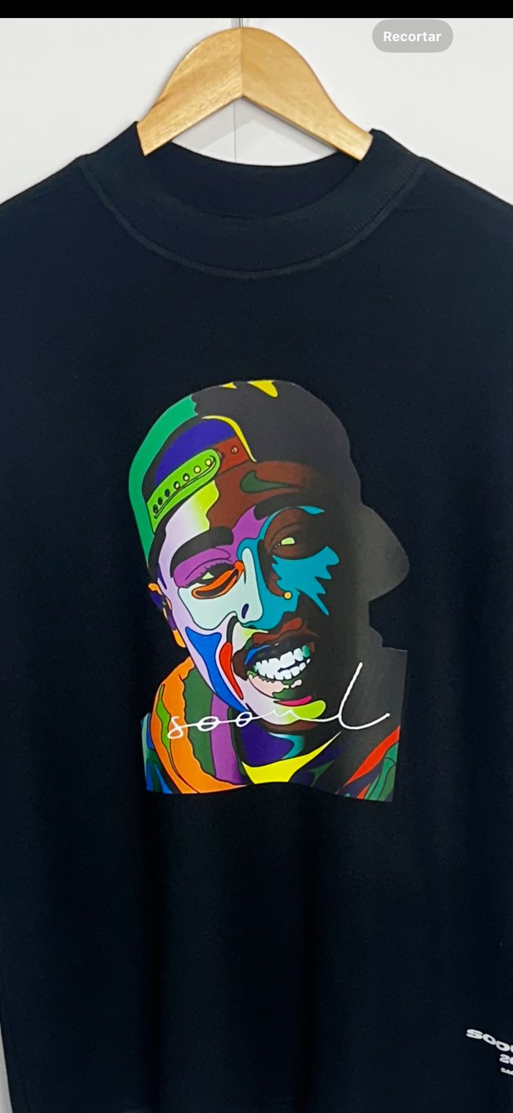 CAMISETA OVERSIZED 2PAC COLORIDO