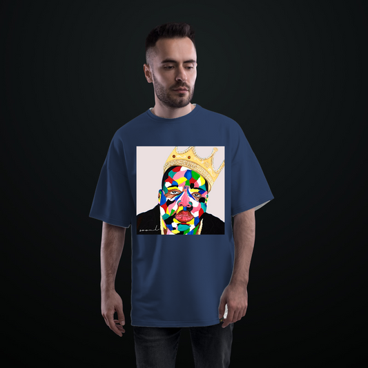 Camiseta oversized Sooul azul big